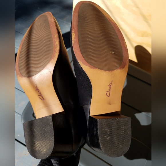 Clarks Maypearl Alice black boots 12 - Picture 8 of 11